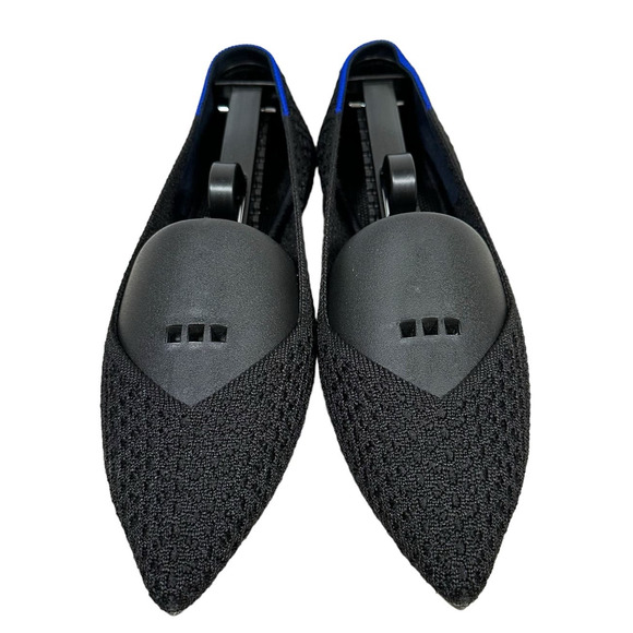 Rothy's The Point Pointed Toe Flats Black Women 6.5 - Picture 3 of 10